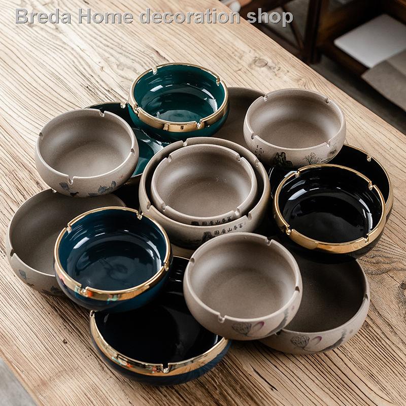 Gạt tàn thuốc cỡ lớn bằng sứ đa năng phong cách retro