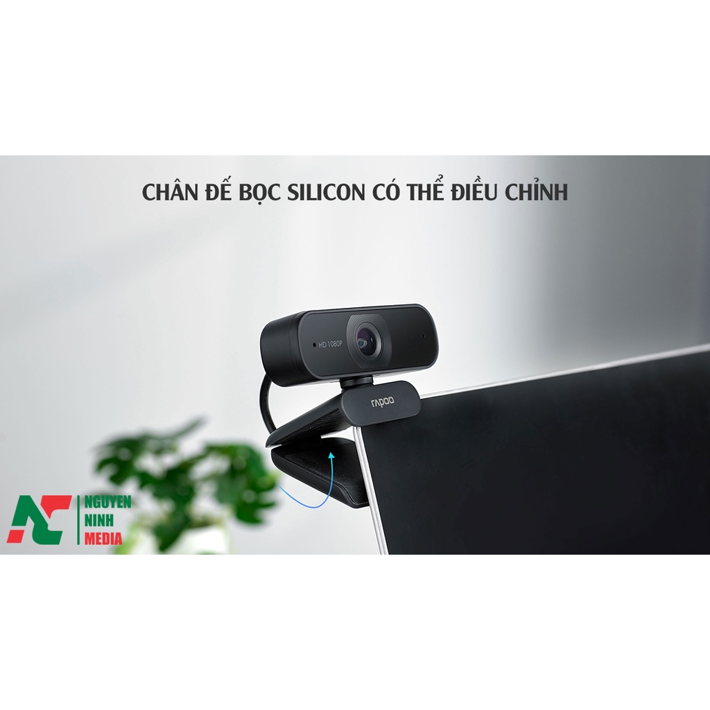 [Mã 1511ELSALE hoàn 7% đơn 300K] Webcam Rapoo C260 Độ Phân Giải Full HD 1080p - Hàng Chính Hãng | BigBuy360 - bigbuy360.vn