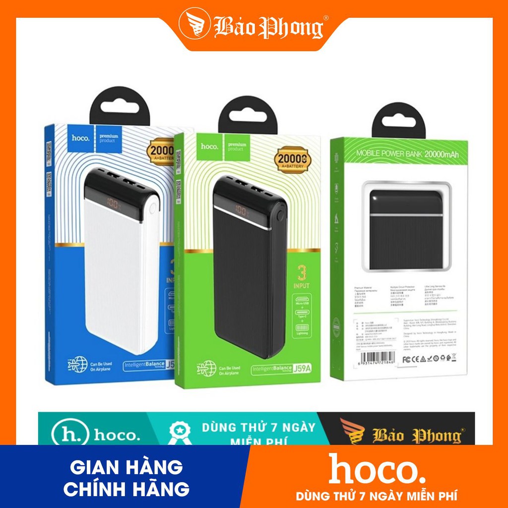 Pin dự phòng Hoco J59A 20000mAh