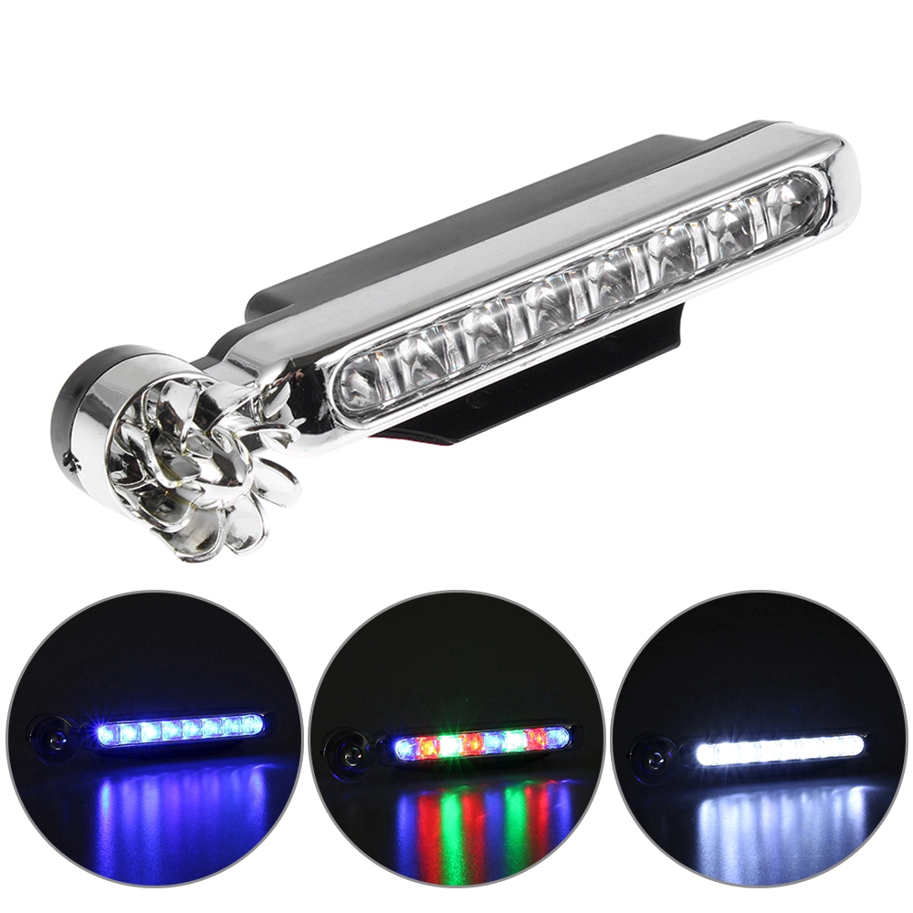1 Đèn Pha 8 Bóng LED Chạy Ban Ngày Cho Xe Hơi