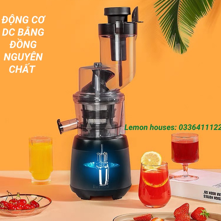 Máy ép chậm Bestaid 3 chức năng ép, làm kem, vắt công suất 300W chính hãng bảo hành 12 tháng