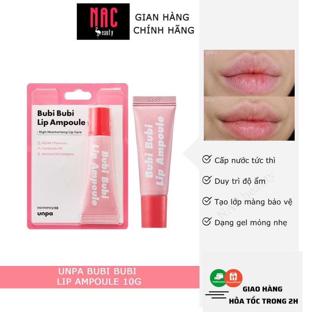 Tinh chất dưỡng môi Bubi Bubi Lip Ampoule 10g