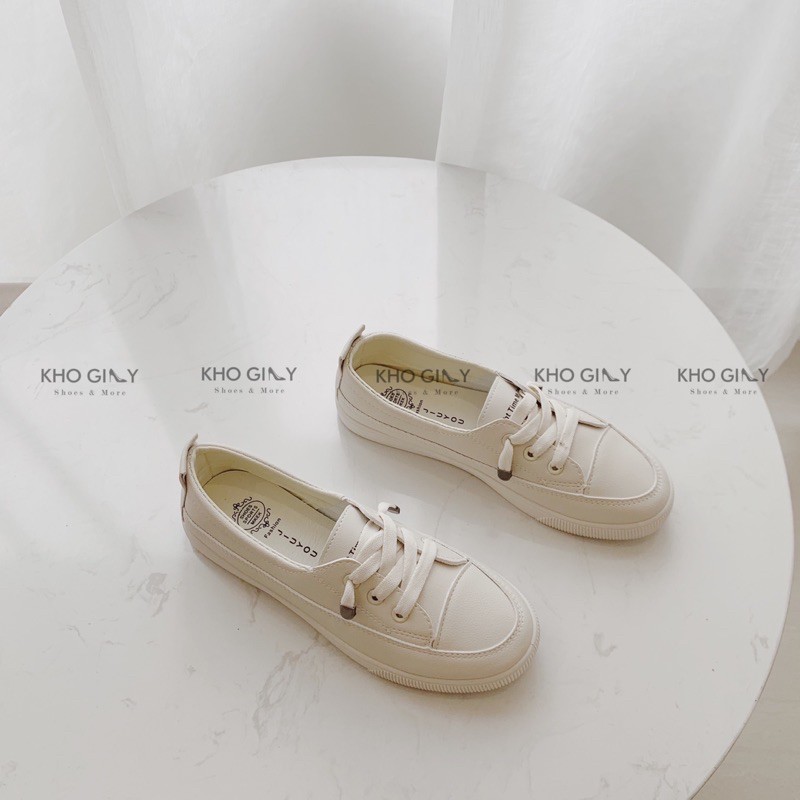 [Mã FAGREEN245 giảm 10% tối đa 30k đơn từ 99k] Giày Thể thao ngắn dây nút G059 | BigBuy360 - bigbuy360.vn