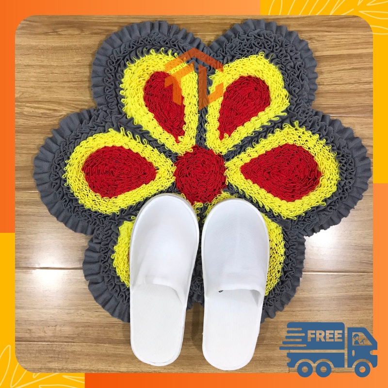 THẢM LAU CHÂN HANDMADE HOẠ TIẾT DỄ THƯƠNG