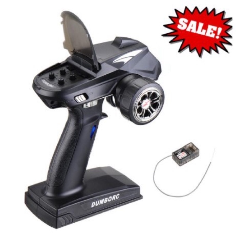Tay điều khiển DumboRC Dumbo RC X4 X6 2.4Ghz 6 Chanel (6 kênh) (4CH 6CH) sóng 500 mét (TX+RX) có GYR