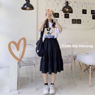 Chân váy tầng 2 lớp