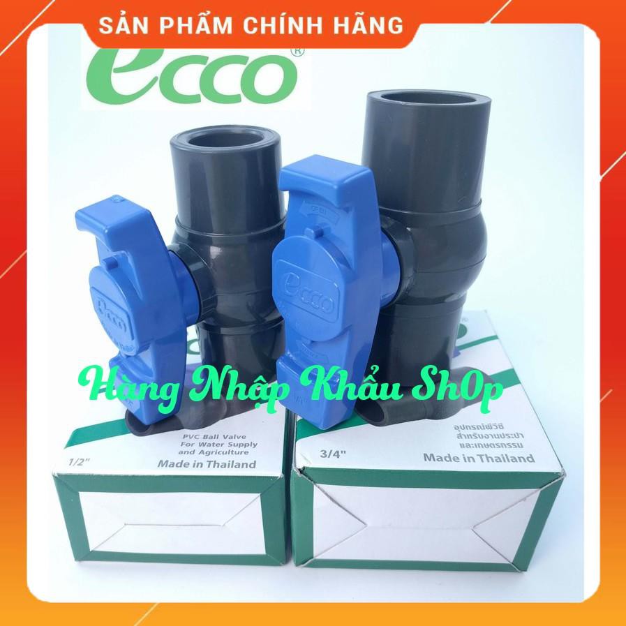 Van khóa nước Ecco phi 21 - 60 đạt tiêu chuẩn quốc tế nhập khẩu từ Thái Lan