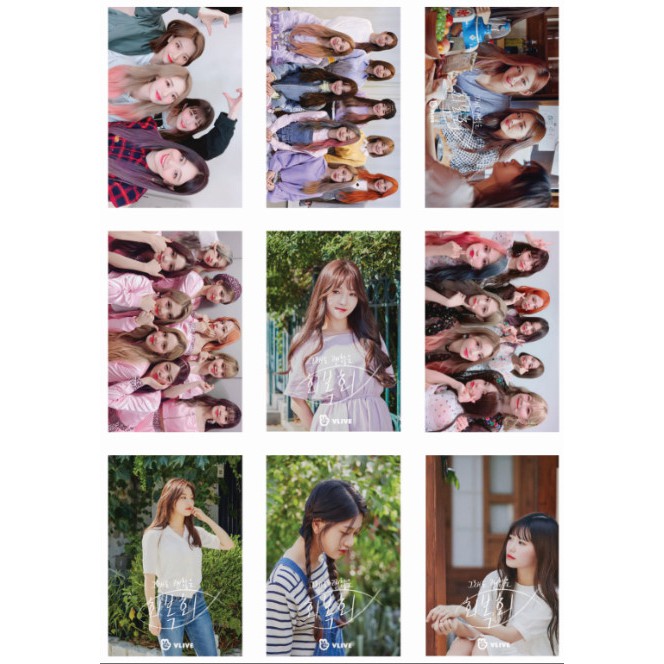 Lomo card ảnh nhóm Fromis 9 update Twitter Full 72 ảnh