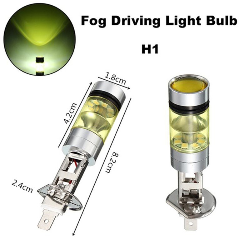 Bóng Đèn Led Phá Sương Mù 100w Cree 1960lm 6000k Hid Cho Xe Hơi