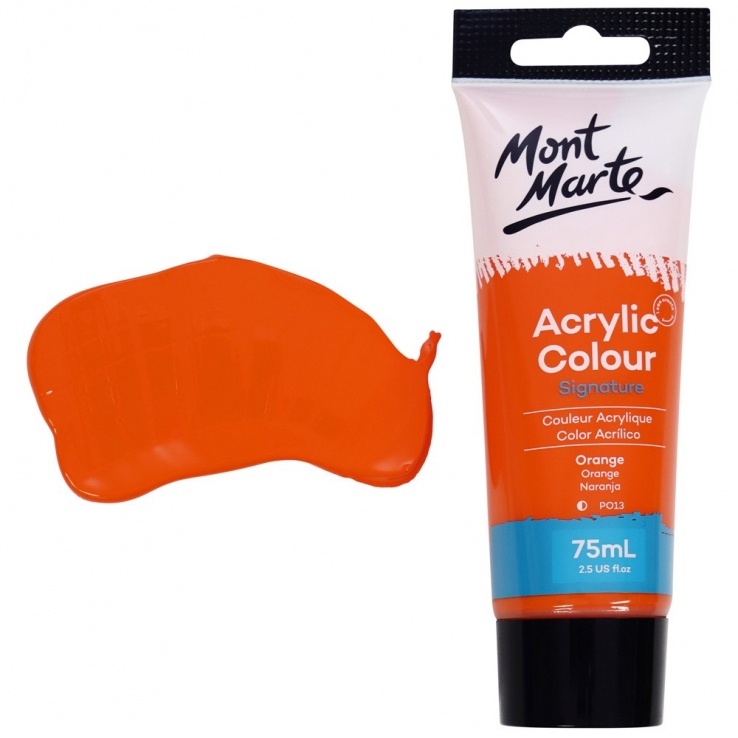 Màu Acrylic Mont Marte 75 ML MSCH7507 - Màu Cam