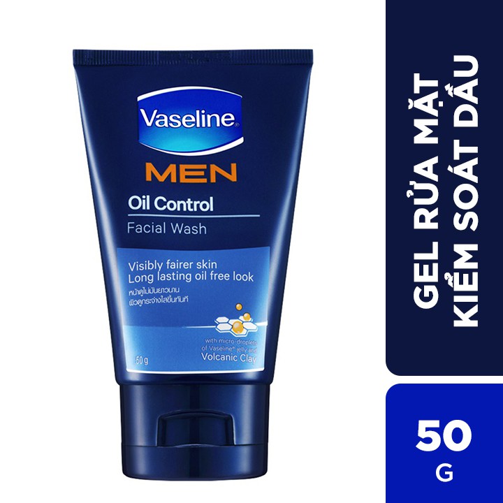 Gel rửa mặt Vaseline kiểm soát dầu 50g | BigBuy360 - bigbuy360.vn