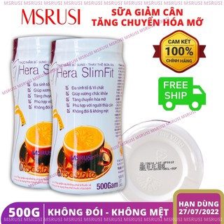 Giảm cân Hera SlimFit - Hera Milk - Thực Đơn Giảm Cân Cách Giảm cân An Toàn Tại Nhà [Combo 2 Hộp 500g]