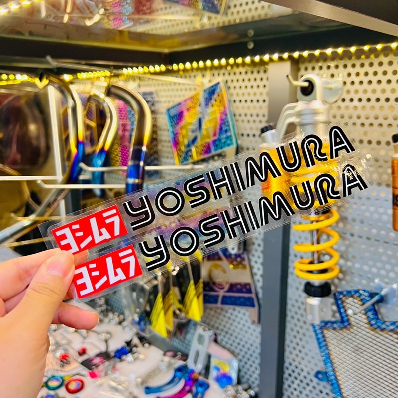 [ 1 cặp ] Tem Dán Phuộc Yoshimura ghép nổi trên mọi nền màu ✌ sẽ