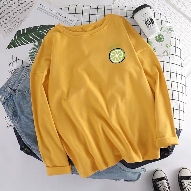 Áo thụng lô gô Lemon (mới ) dài tay