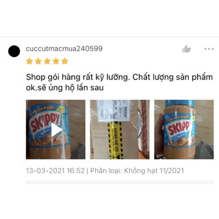 Bơ Đậu Phộng Skippy Hạt 1.36kg