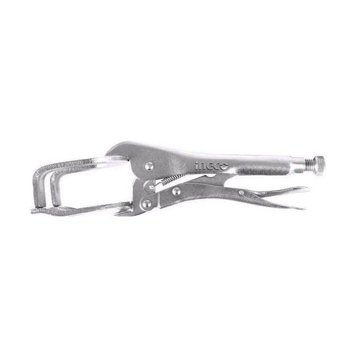 Kìm bấm hàn mỏ dẹp ingco hwp0210