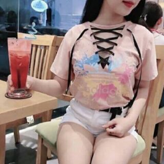 Áo thun đan dây hot