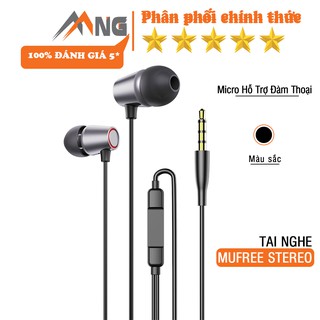 Tai nghe có dây Rock Space Mufree Stereo (Đen) chính hãng bảo hành 1 đổi 1 trong 12 tháng