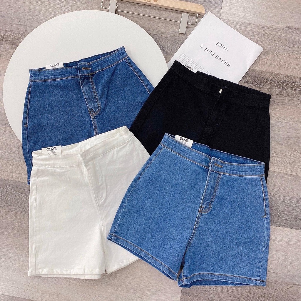 Quần Short bò Nữ Cạp Cao - Gen bụng - BIGSIZE