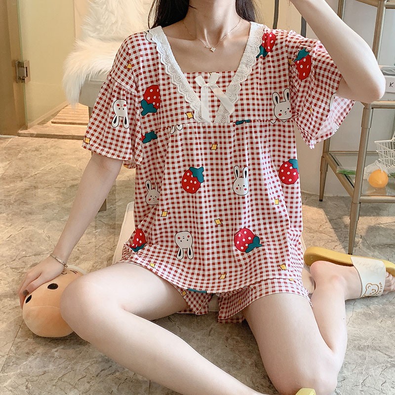 Đồ Ngủ Pijama, Bộ Pijama Hoạt Hình Phối Nơ Cực Dễ Thương Dành Cho Phái Nữ BN09 | BigBuy360 - bigbuy360.vn