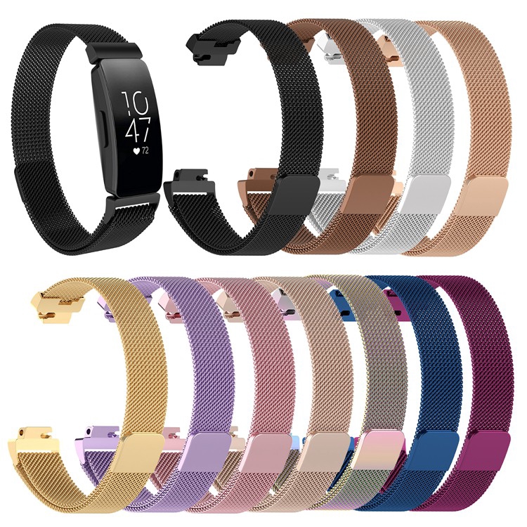 Dây đeo nam châm không gỉ Milanese Magnetic Stainless Strap cho Fitbit Inspire / Inspire HR