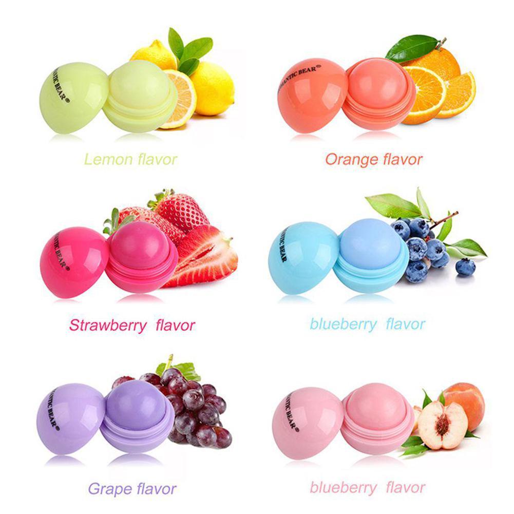 Màu Sắc (Hàng Mới Về) Son Môi Hình Quả Bóng Nhiều Màu Sắc Chăm Sóc Môi H0E7