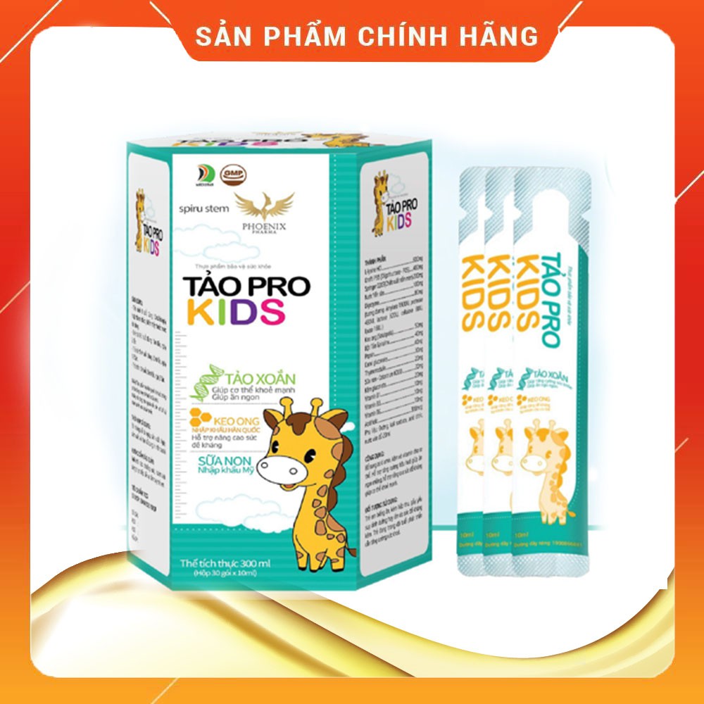 Tảo Pro Kids - giúp bé ăn ngon, ngủ ngon