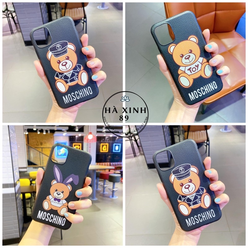 Ốp Lưng iPhone Đôi Gấu Moschino 5.5s.6.6plus.6s.6s plus.6.7.7plus.8.8plus.x.xs.xs max.11.11 pro.11 promax