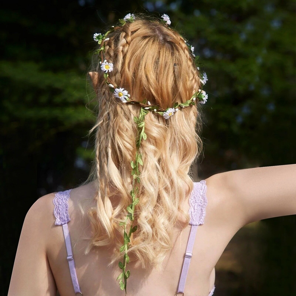 Băng Đô Cài Tóc Hình Vòng Hoa