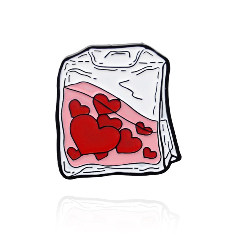 Huy Hiệu Cài Áo Hình Chữ Bổ Sung Năng Lượng Thời Trang