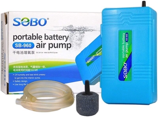 Máy sủi oxy chạy pin sobo sb-960 980 1 vòi