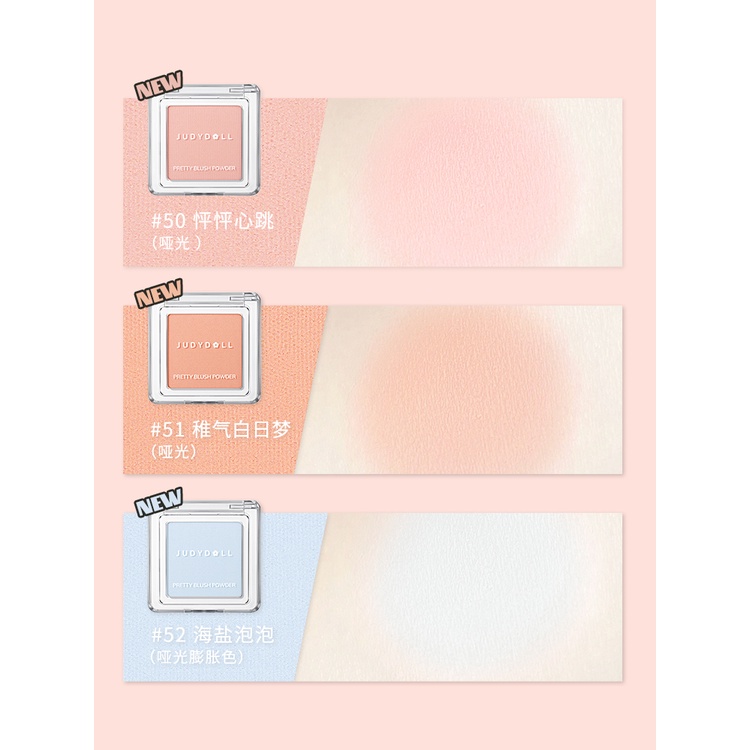 Phấn Má Hồng Judydoll Trang Điểm Bắt Sáng Nhiều Màu Sắc Tùy Chọn