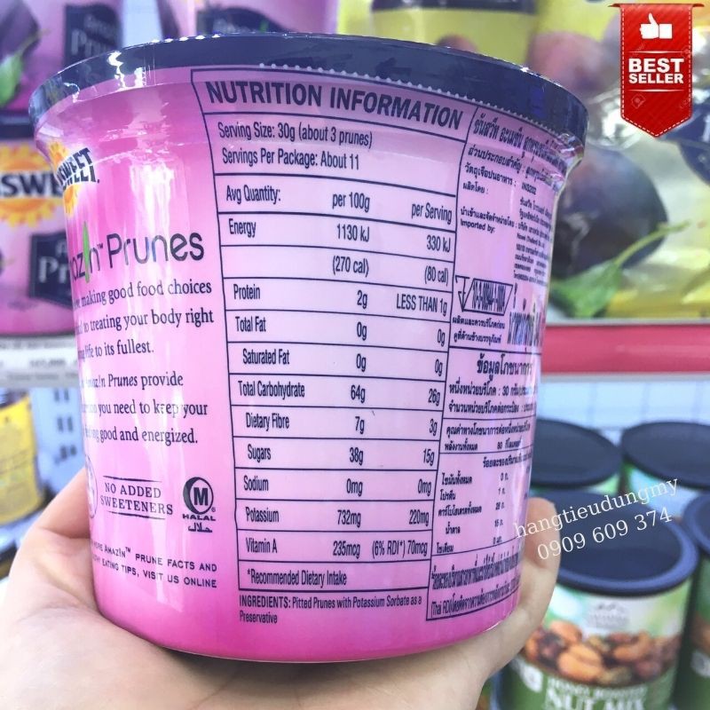 Mận sấy khô Sunsweet Prune 340g