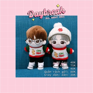 Outfit doll - Áo len cho doll 20cm