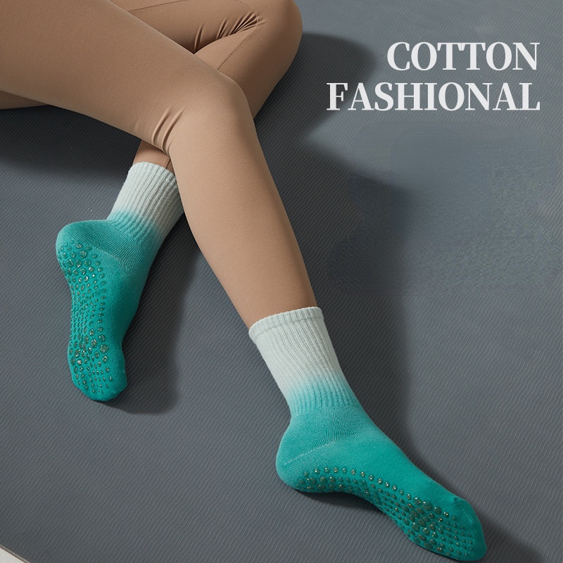 Vớ Tập Yoga Chuyên Nghiệp Chống Trượt Nhuộm Màu Mới 2022