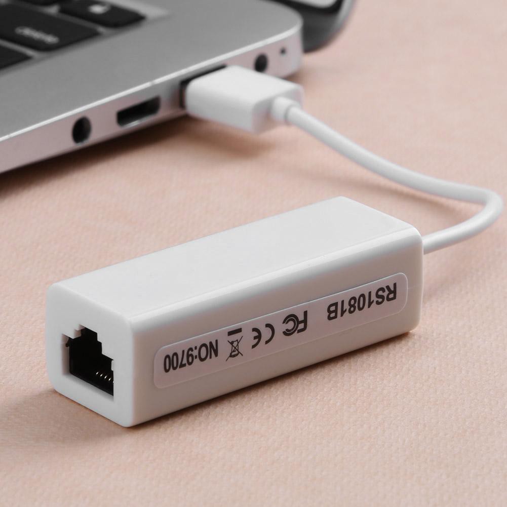 Đầu chuyển đổi mạng LAN Ethernet từ cổng USB 2.0 sang RJ45 10/100Mbps kèm phụ kiện cho máy tính | BigBuy360 - bigbuy360.vn