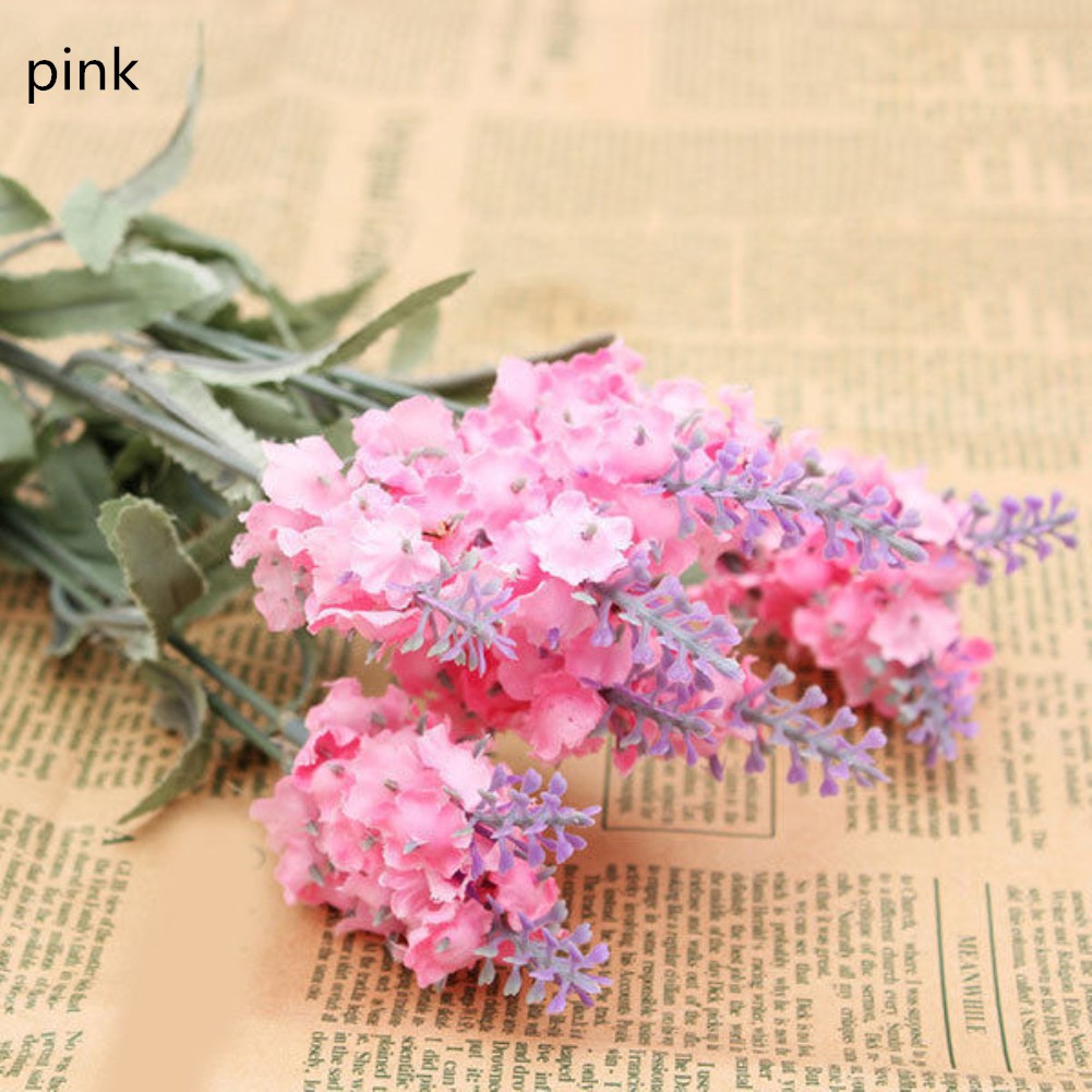 Bó 10 hoa oải hương giả dùng để trang trí