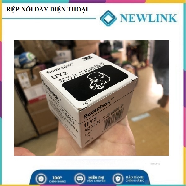 Rệp nối cáp mạng, rệp nối cáp thoại (UY 3M) dùng cho thoại, mạng cat5, Cat6