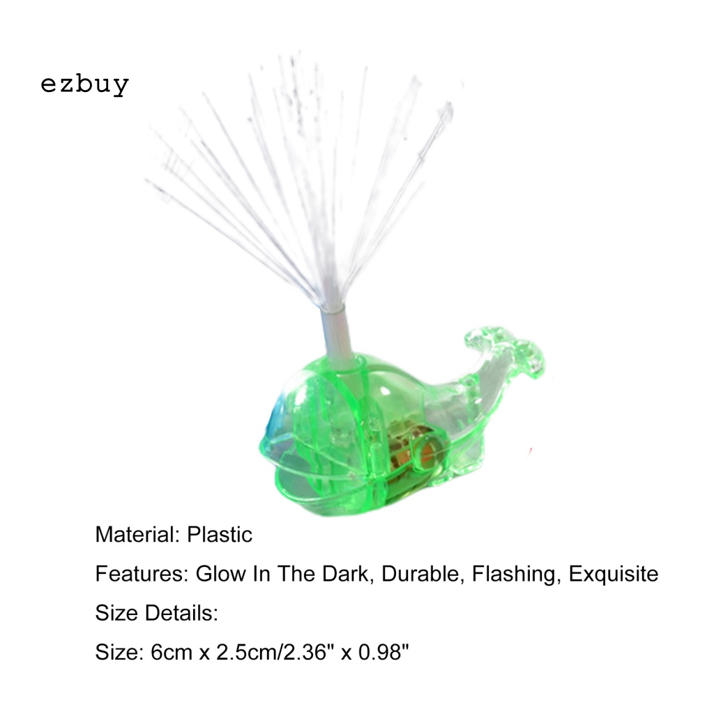 [EY] Nhẫn Đèn LED Hình Cá Voi Nhỏ Gọn Dễ Sử Dụng Cho Lễ Halloween