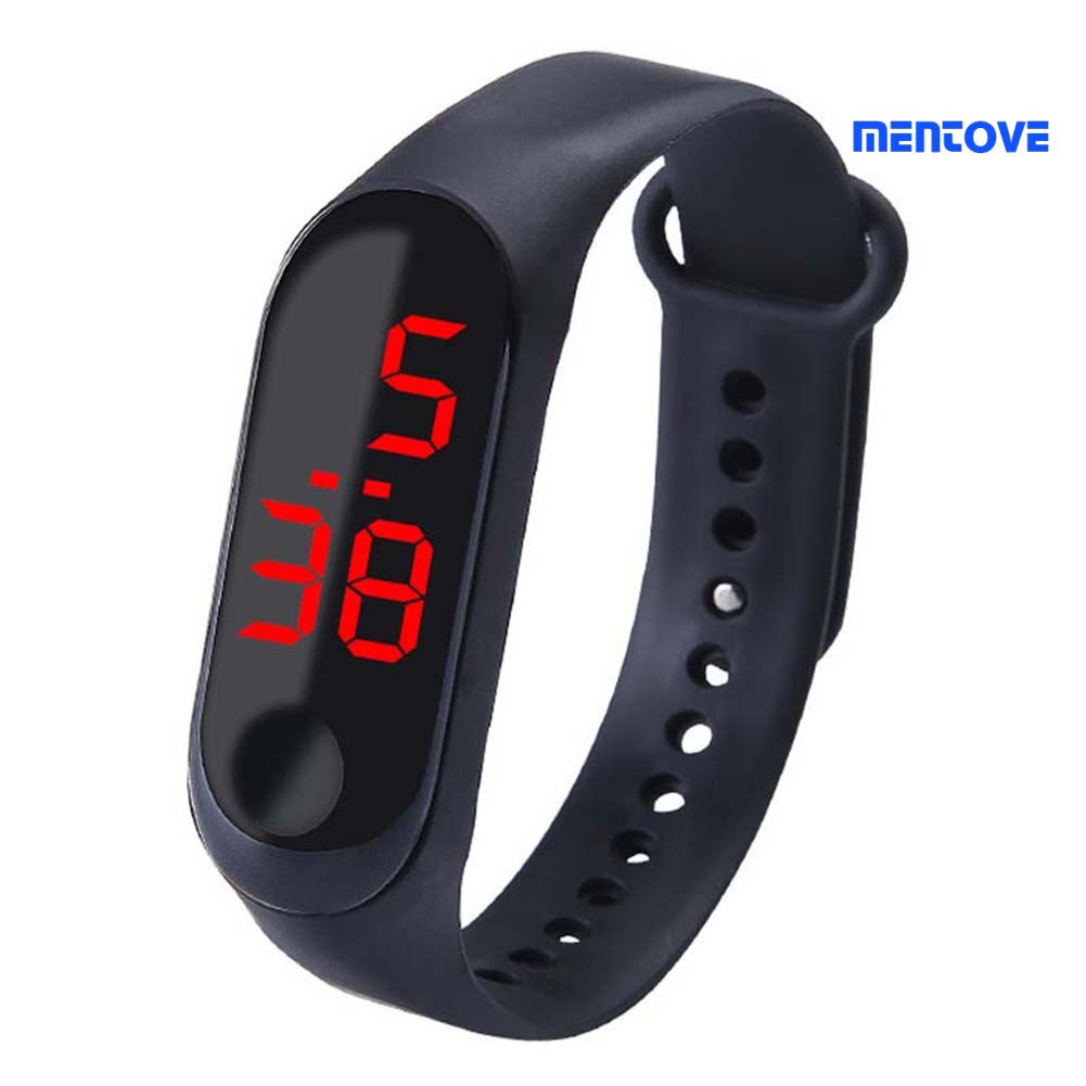 Đồng Hồ Đeo Tay Điện Tử Dây Đeo Có Đèn Led Điều Chỉnh Được