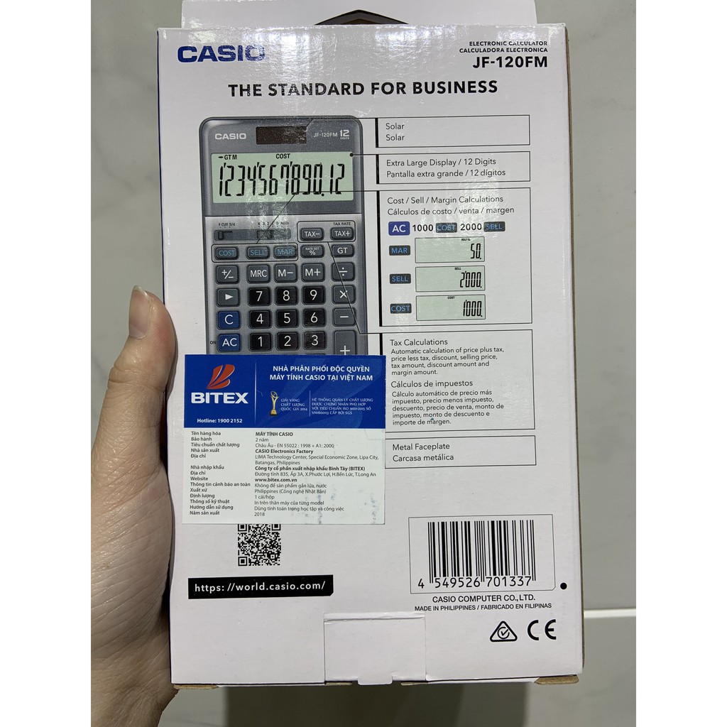 Máy Tính Casio JF-120FM
