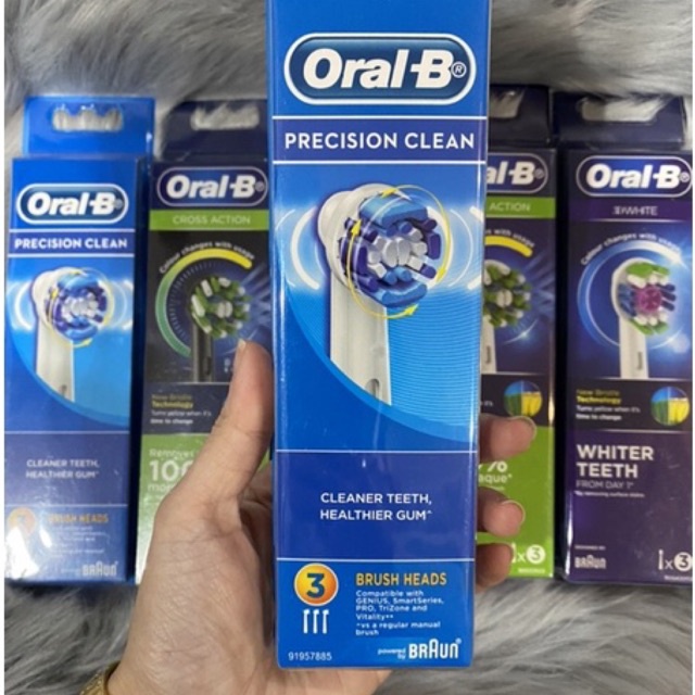 Set 3 Đầu Bàn Chải Điện Oral-B