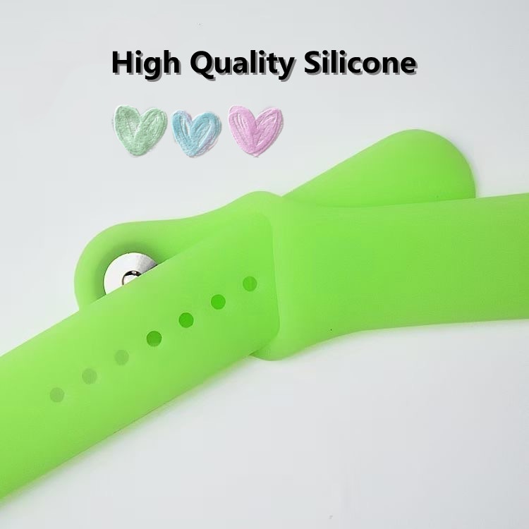 Dây silicone Thay Đổi Màu Dạ Quang Cho Đồng Hồ Thông Minh apple watch7 i watch23456 38mm 40mm 41mm 42mm 44mm 45mm
