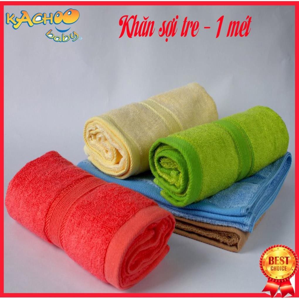 Khăn tắm sợi tre cao cấp cho bé Kachoobaby 50 x 100cm