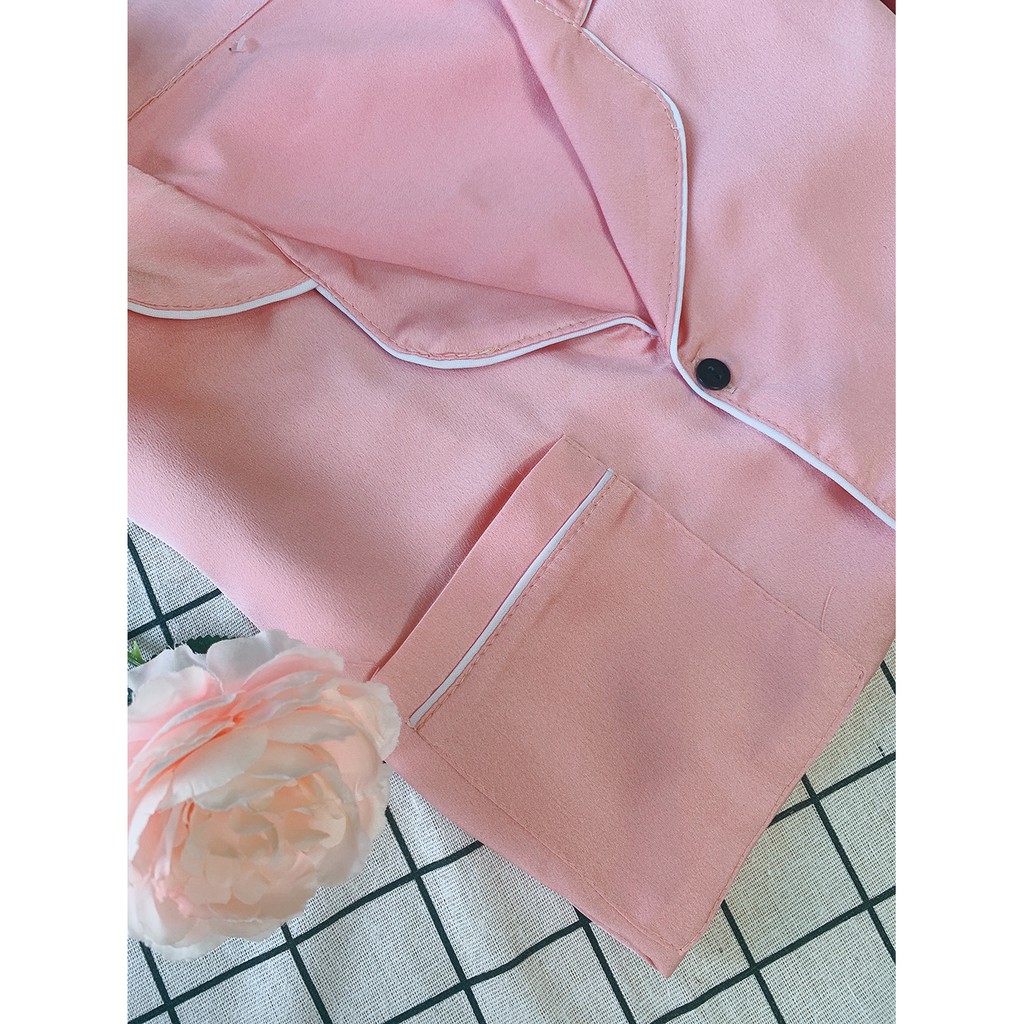 Pyjama lụa satin - đồ ngủ- Đồ bộ mặc nhà- lụa satin