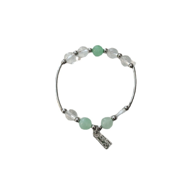 Thời trang Đơn giản Retro Phong cách Hàn Quốc Phụ nữ Chuyển nhượng Vòng tay cườm đàn hồi