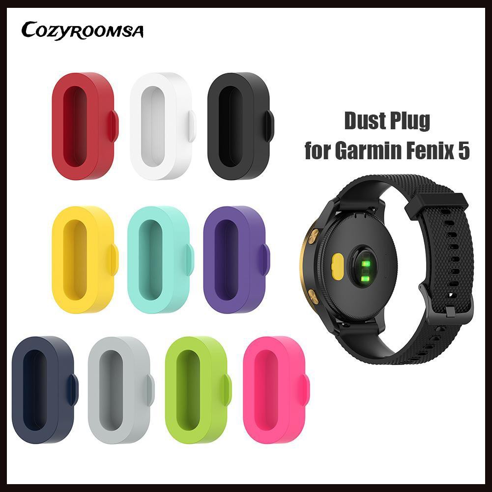 Set 10 Nút Bịt Bằng Silicon Chống Bụi Cho Đồng Hồ Garmin Vivomove 3 / 3s