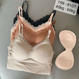 Áo lót nữ 💞FREESHIP💞 áo bra coton dệt 4 chiều- CÓ MÚT NGỰC - MÚT THÁO RỜI