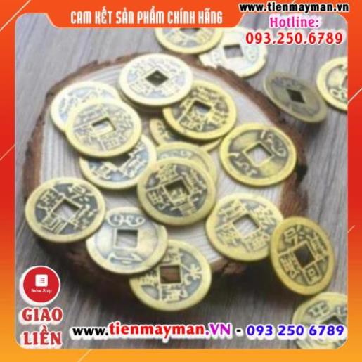 Bộ 20 đồng xu phong thủy may mắn tài lộc đồng nguyên chất