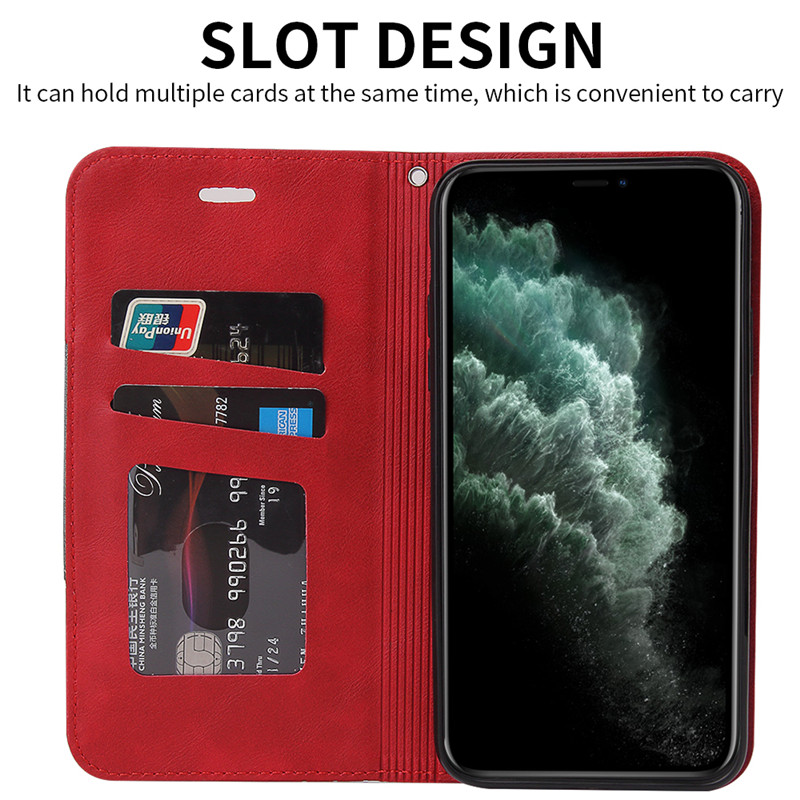 Bao Da Chống Sốc Có Ngăn Đựng Thẻ Cho Xiaomi Redmi Note 8 Pro Note 8t Redmi Note7 Pro Redmi 7a Redmi 7 / Y3 Redmi 6 6a